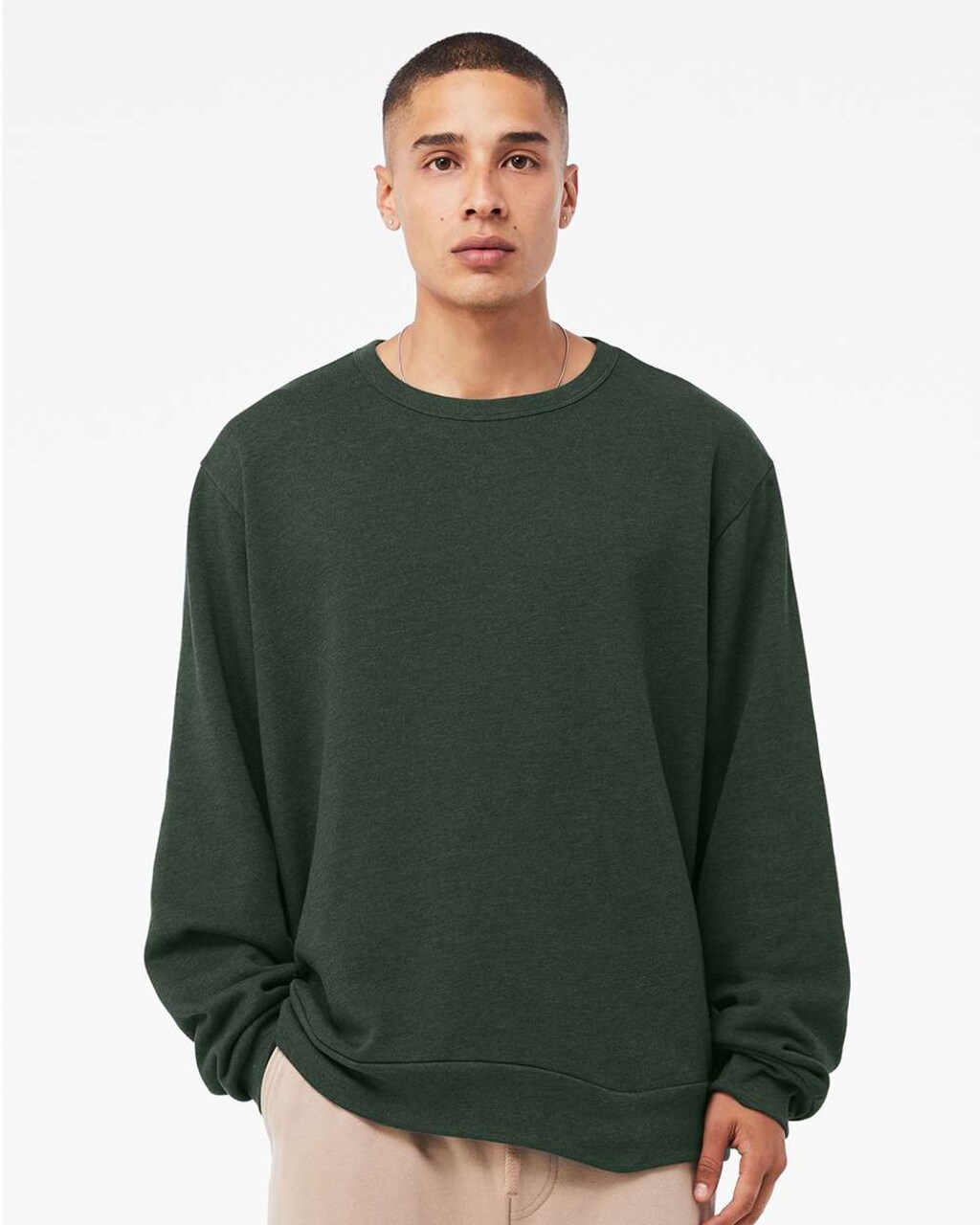 BELLA + CANVAS® - Sponge Fleece Classic Crewneck Long Sleeve Sweatshirt